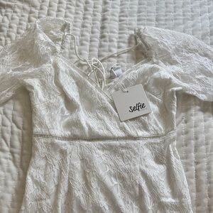 Selfie Leslie Mini White Dress